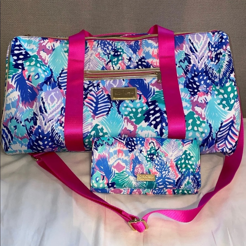 Lilly Pulitzer Duffel Bag & Travel Organizer